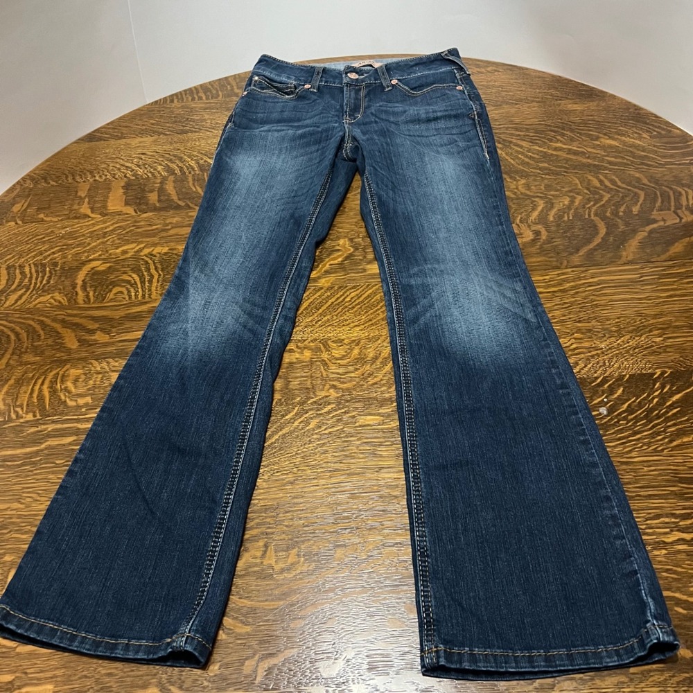 Ariat Boot Cut Jeans Womens 29S Blue REAL Denim Perfect Rise Rosa 10027713